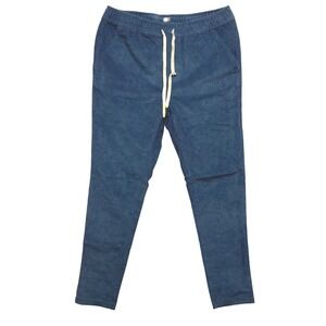 Dandy Del Mar Corduroy Pants Mens Size Medium Blue Corsica Leisure Drawstring